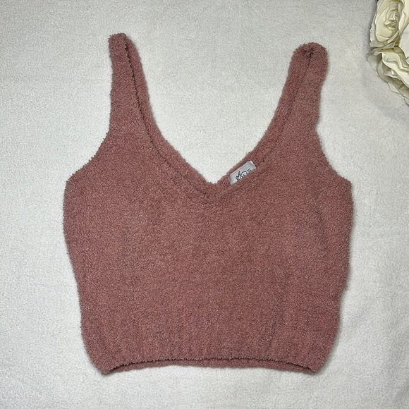 OHPOLLY cozy crop tank in blush size XS - Picture 2 of 3